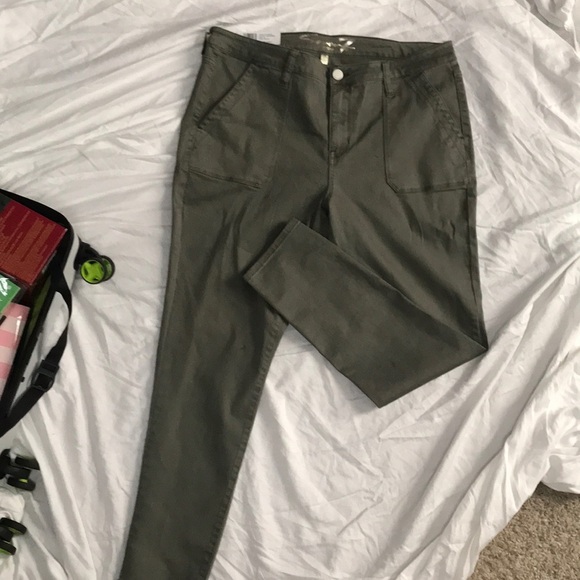 New Skinny Jeans Green SZ 16 - Picture 5 of 9